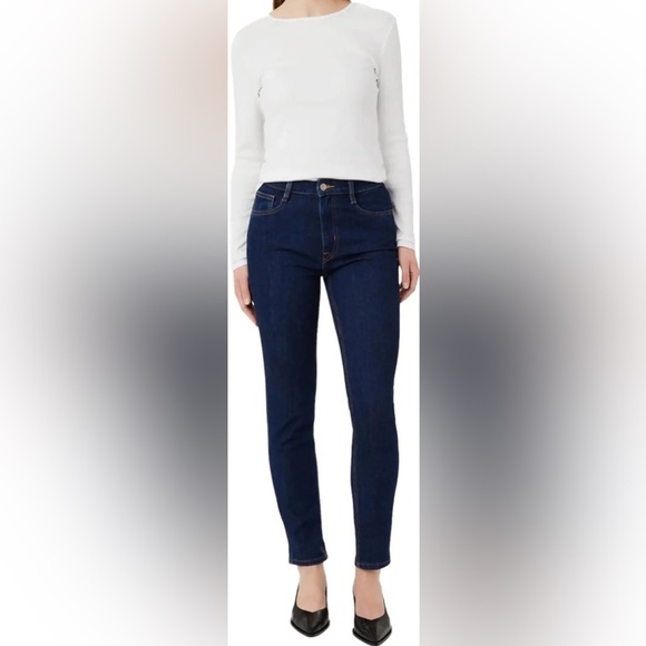 Women’s FRANK&OAK KIM Slim fit dark blue wash Jeans size 28 - Picture 1 of 16